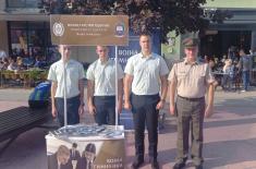 Припадници Војне академије на другом Чивијашком полумаратону