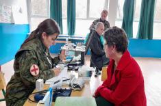 Military Doctors Provide Assistance to Inhabitants of Villages near Tutin and Preševo
