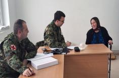 Military Doctors Provide Assistance to Inhabitants of Villages near Tutin and Preševo