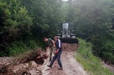 Help of the Serbian Armed Forces to Municipalities Afflicted by Floods