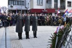 Minister Vučević Lays Wreath at Saint George Church in Oplenac to Mark Statehood Day