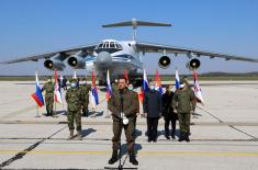 Eleven airplanes delivered medical aid from the Russian Federation