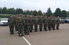 Ministers Vulin and Shoygu at the closing of the Army Games International in Russia