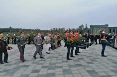 Minister Vulin Laid Flowers at the Monument in the Museum Complex “ Memory Road”  