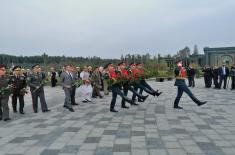 Minister Vulin Laid Flowers at the Monument in the Museum Complex “ Memory Road”  