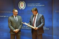 Letter of Appreciation to Bratislav Gašić