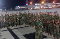 Rotation of SAF contingent in MINUSCA