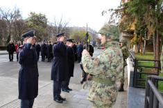 Полагање венаца поводом Дана војних ветерана