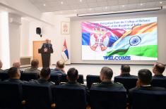 Посета индијске делегације Генералштабу Војске Србије