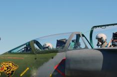 Fighter-Bomber Squadron conducts flight training
