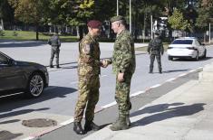 Chief of General Staff meets with new KFOR Commander