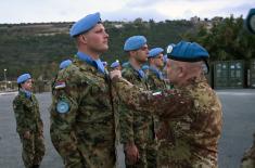 Zamena jedinice Vojske Srbije u mirovnoj operaciji u Libanu