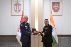 Посета индијске делегације Генералштабу Војске Србије