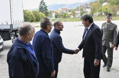 Министар Гашић: Војска Србије и „ФАП корпорација“ важни за даљи развој Прибоја и овог краја