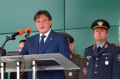 Minister Gašić attends oath-taking ceremony for cadets and reserve officer trainees