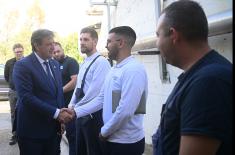 Министар Гашић обишао „Прву искру“ у Баричу