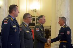 Minister Gašić presents decrees promoting and appointing Serbian Armed Forces officers to new positions