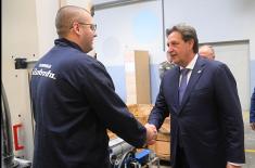 Министар Гашић посетио компанију „Слобода“ у Чачку 