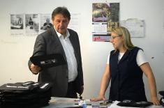 Minister Gašić visits Yumco in Vranje 