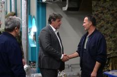Minister Gašić visits Yumco in Vranje 