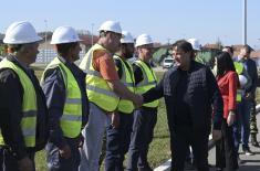 Почела изградња нових објеката за смештај војника у касарни у Лозници
