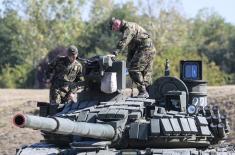 Интензивна обука тенкиста Војске Србије