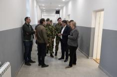Реконструисан објекат за вoјнике на служењу војног рока у касарни у Шапцу