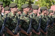Minister Gašić attends oath-taking ceremony in Valjevo