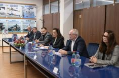 Minister Gašić visits PPT Namenska defence company in Trstenik 