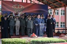 Minister Gašić attends oath-taking ceremony in Valjevo