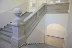 Tour of newly renovated facility at First Infantry Regiment Barracks in Vranje
