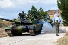 Обука на модернизованим тенковима Војске Србије