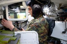 Обука на модернизованим тенковима Војске Србије
