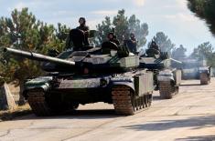 Обука на модернизованим тенковима Војске Србије