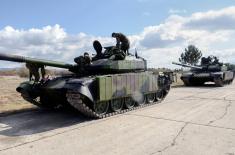 Обука на модернизованим тенковима Војске Србије