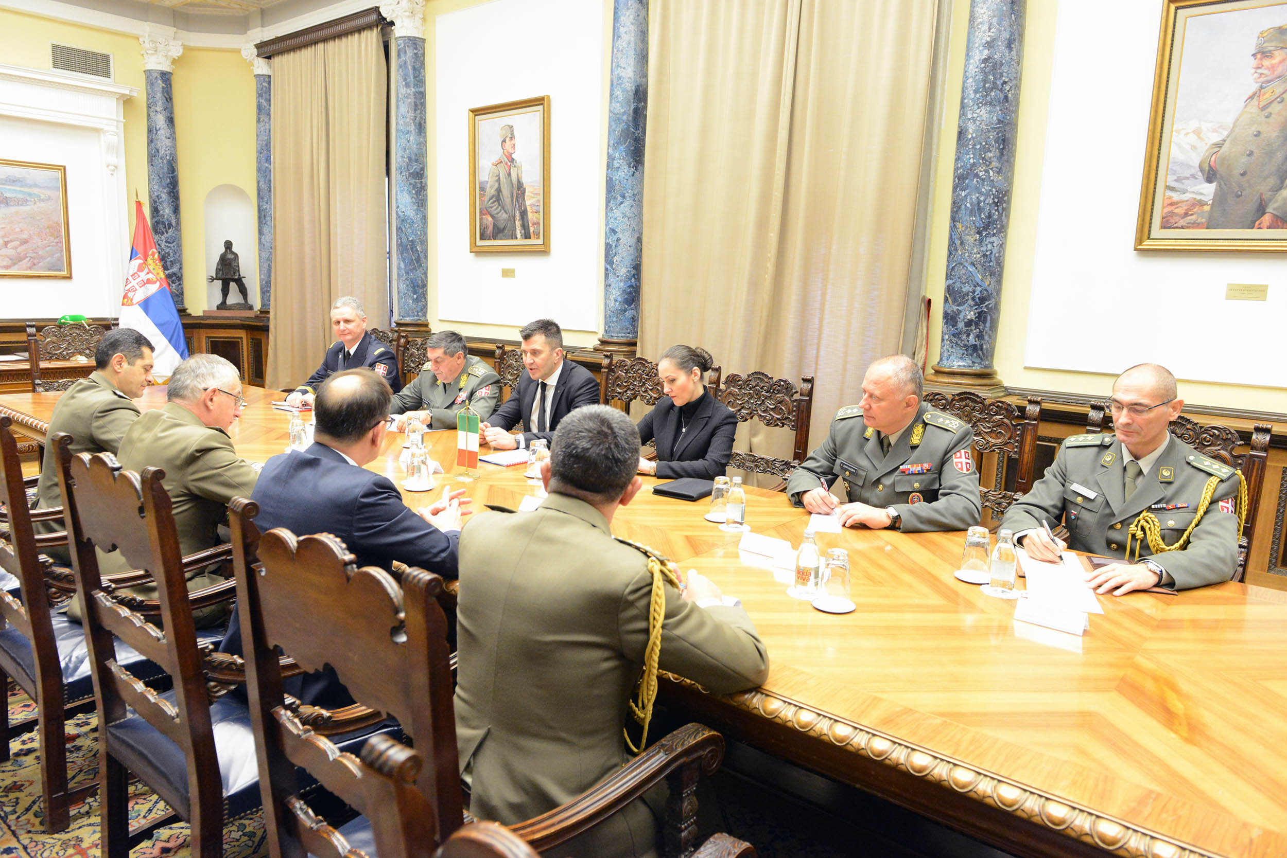 Sastanak ministra odbrane sa načelnikom Generalštaba Italije