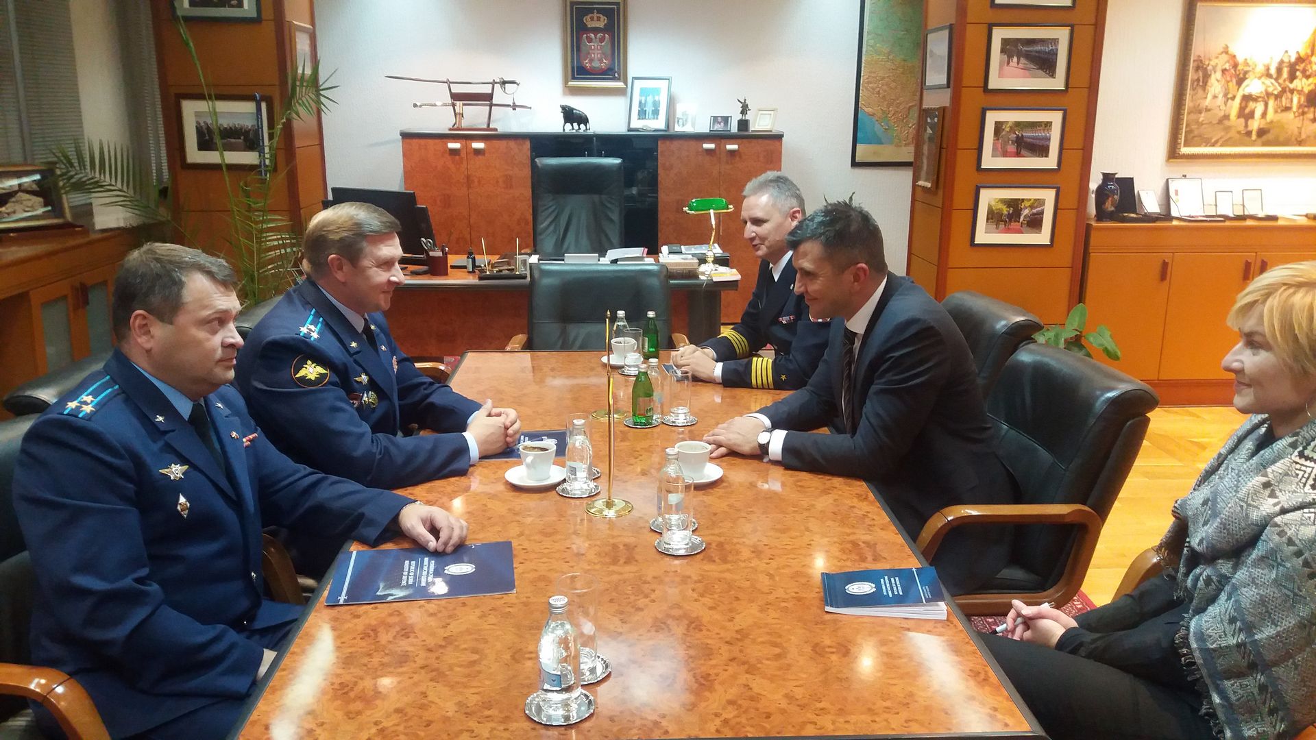 Састанак министра одбране са изаслаником одбране Руске Федерације