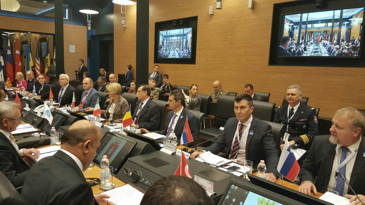 Министар одбране на састанку SEDM