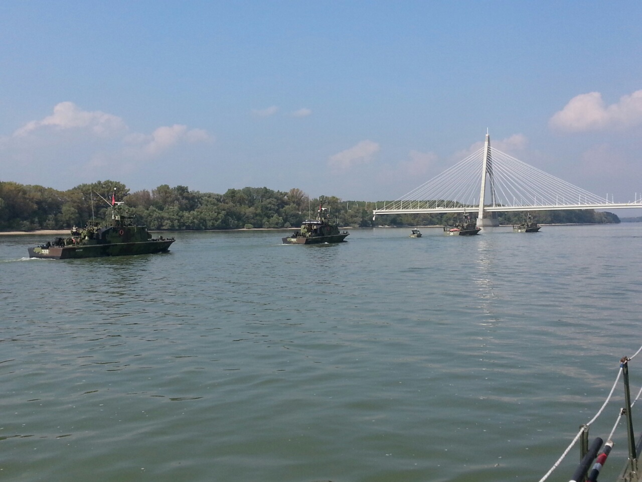 Pripadnici Rečne flotile na vežbi „Gvozdeni mačak“ u Mađarskoj