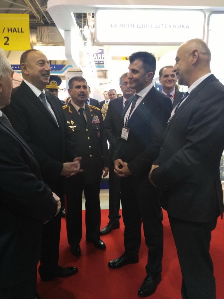 Сусрет министра одбране са председником Азербејџана